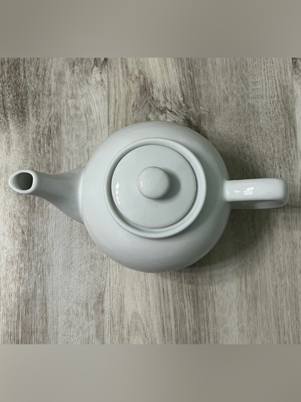 White Ceramic Teapot - Picture 3 of 12